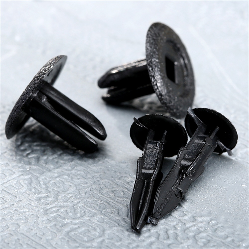 50pcs Fairing Trim Panel Plastic Rivets Fastener Clip 6mm ...