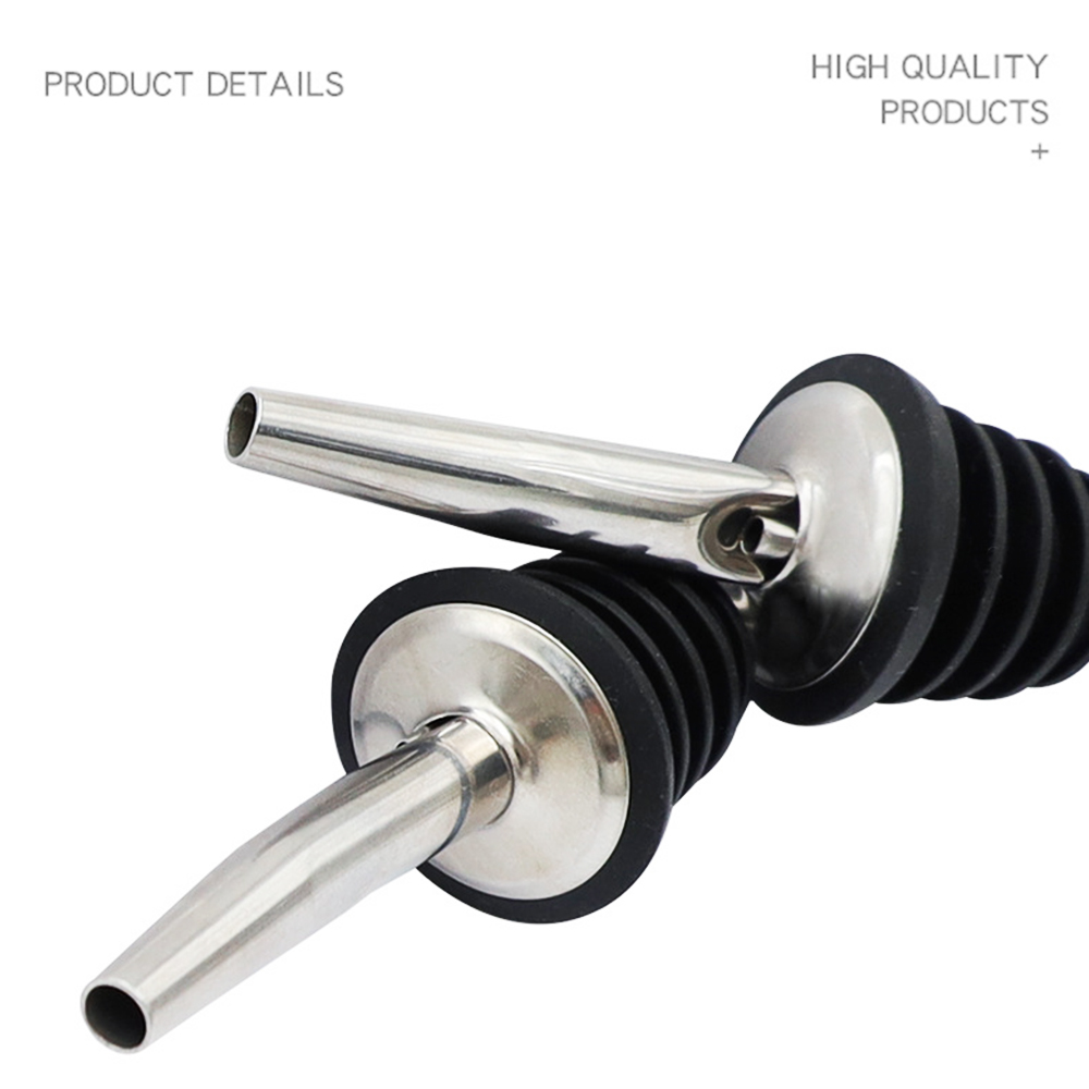 2pcs Alcohol Oil Bottle Nozzle Pourer Spout Stopper