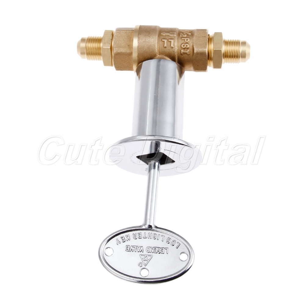 1 Set 1/2″ Straight Quarter Turn Shut Off Valve Kit Chrome Flange And Brass Body